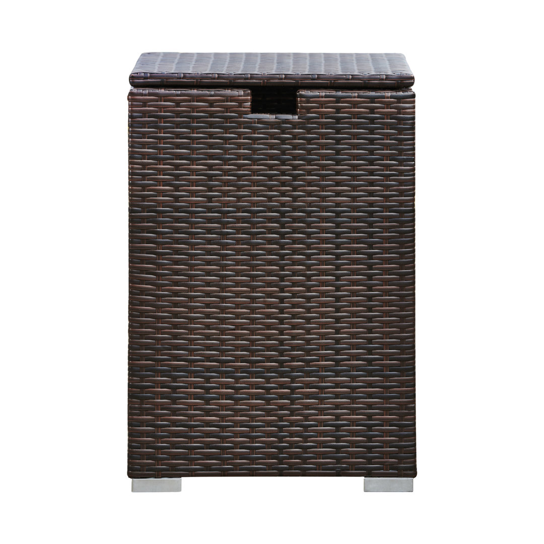 Teamson home Propane Tank Cover Brown 59.7cm H X 40.6cm W X 40.6cm D
